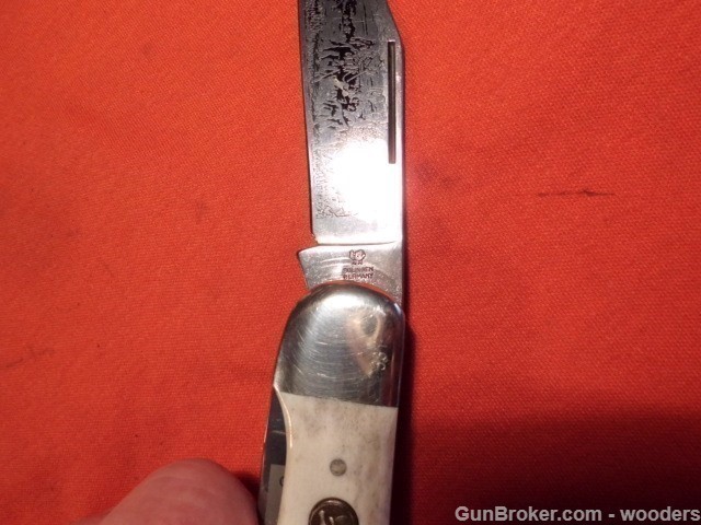 Hen Rooster 512 PS Trail of Tears 2 Blade Pocket Knife 1 of 600 # 387 Knive-img-6