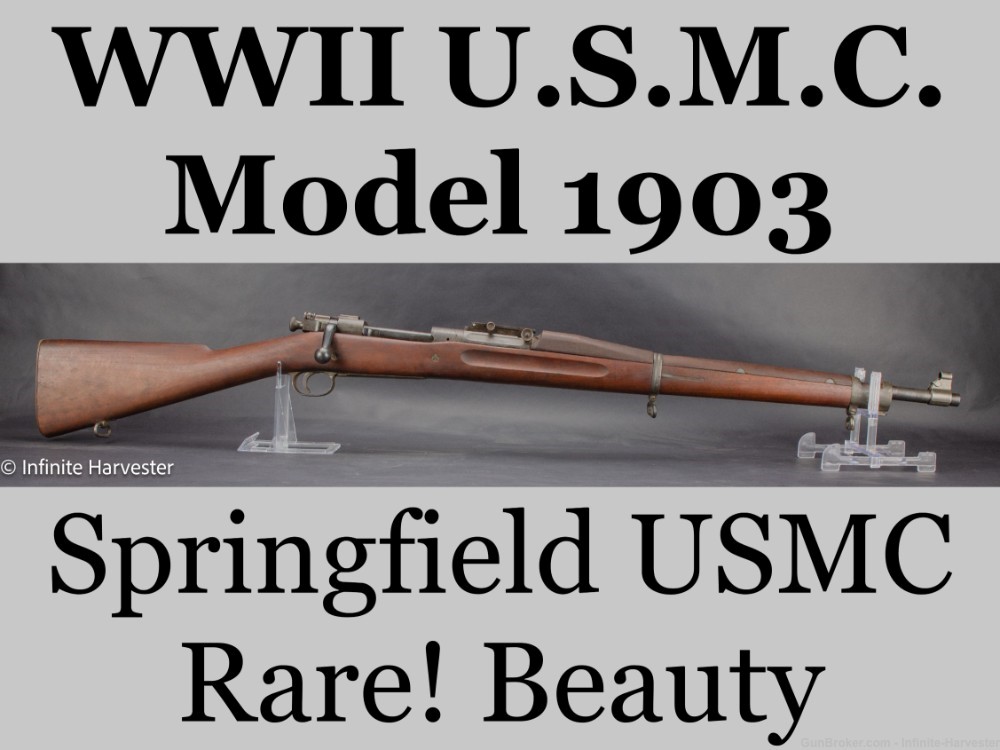 USMC 1903 Springfield 1903 03 Rifle WW2 USGI 03 Springfield USMC-img-0