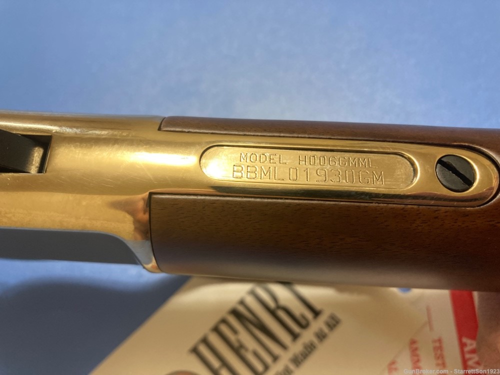 HENRY LEVER ACTION MARES LEG .357MAG BRASS SIDE GATE H006GMML FNIB-img-5