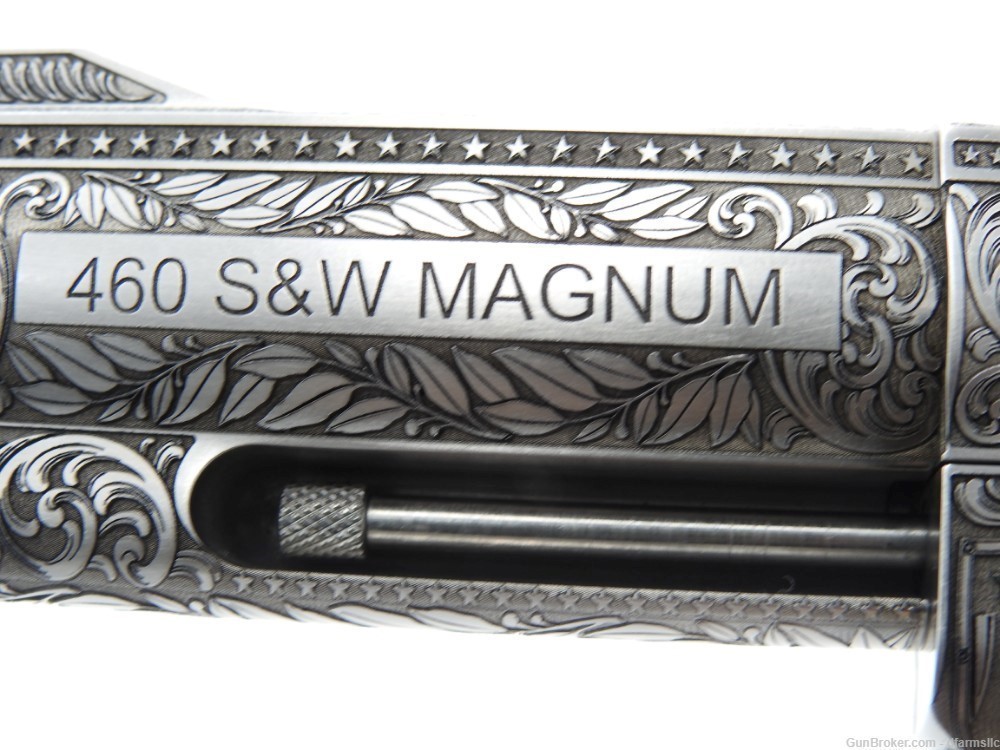 Ultra Rare Custom Engraved Smith & Wesson 460V 460 S&W  5" Comp US Patriot-img-26