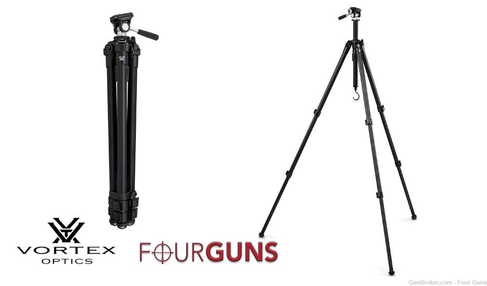 Vortex High Country II Aluminum Tripod & Pan Head TR-HCY-img-0