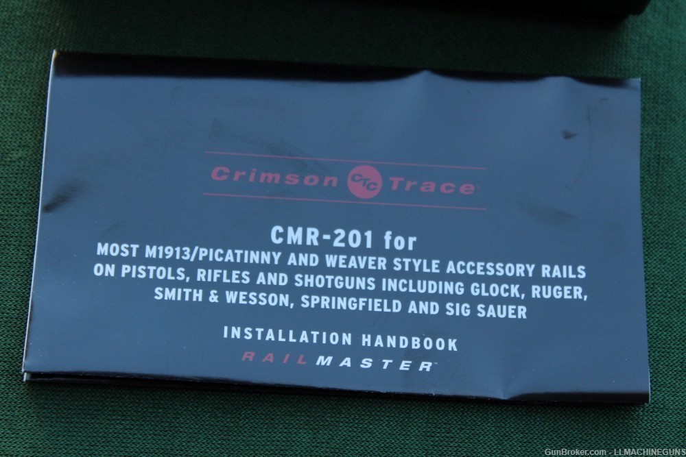 Crimson Trace Red Laser for Weaver or Picatinny Rail FDE in Color New -img-4