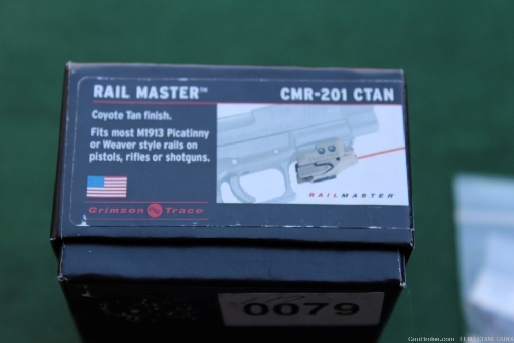 Crimson Trace Red Laser for Weaver or Picatinny Rail FDE in Color New -img-7