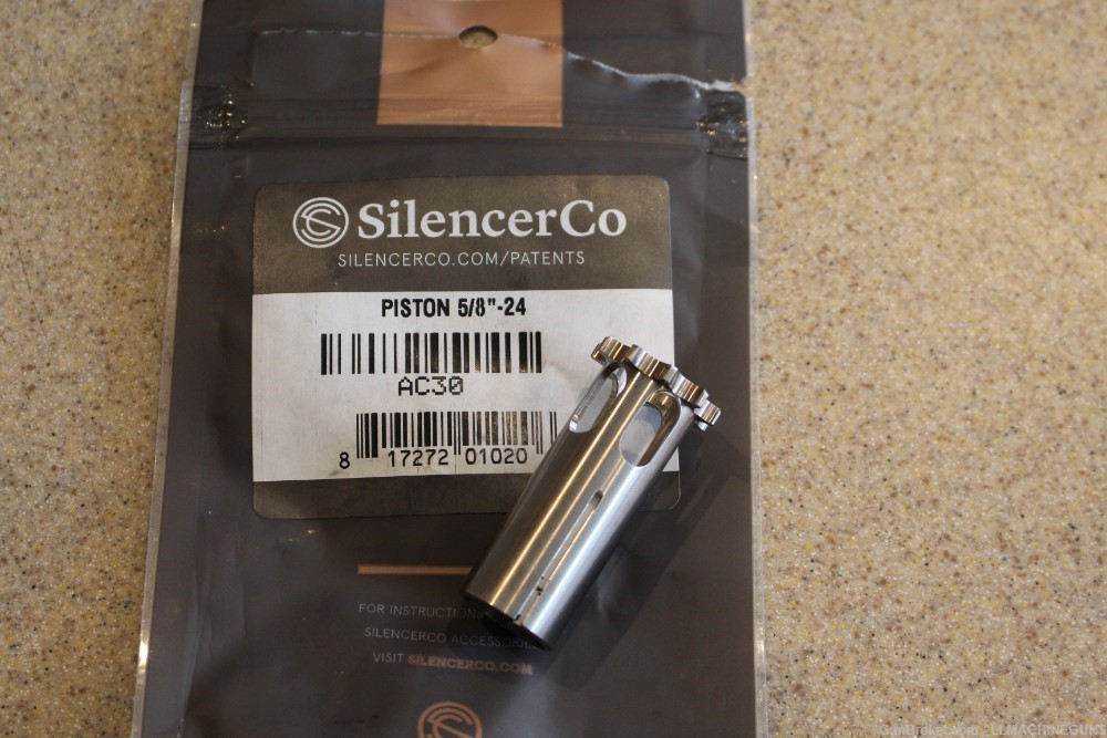 Silencer Co 5/8"x 24 Suppressor Piston New in Package-img-1