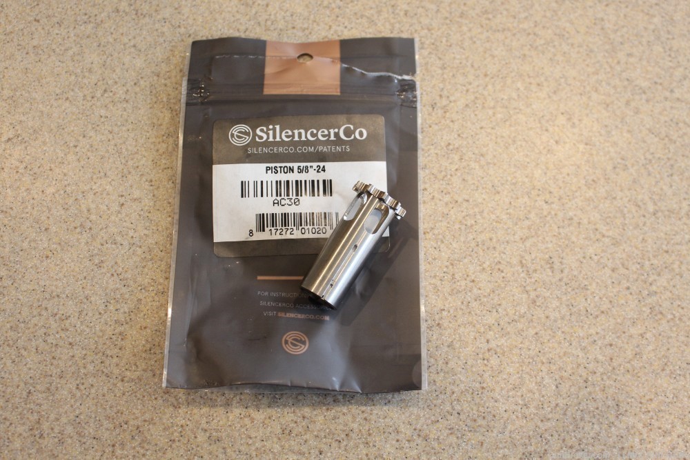 Silencer Co 5/8"x 24 Suppressor Piston New in Package-img-2