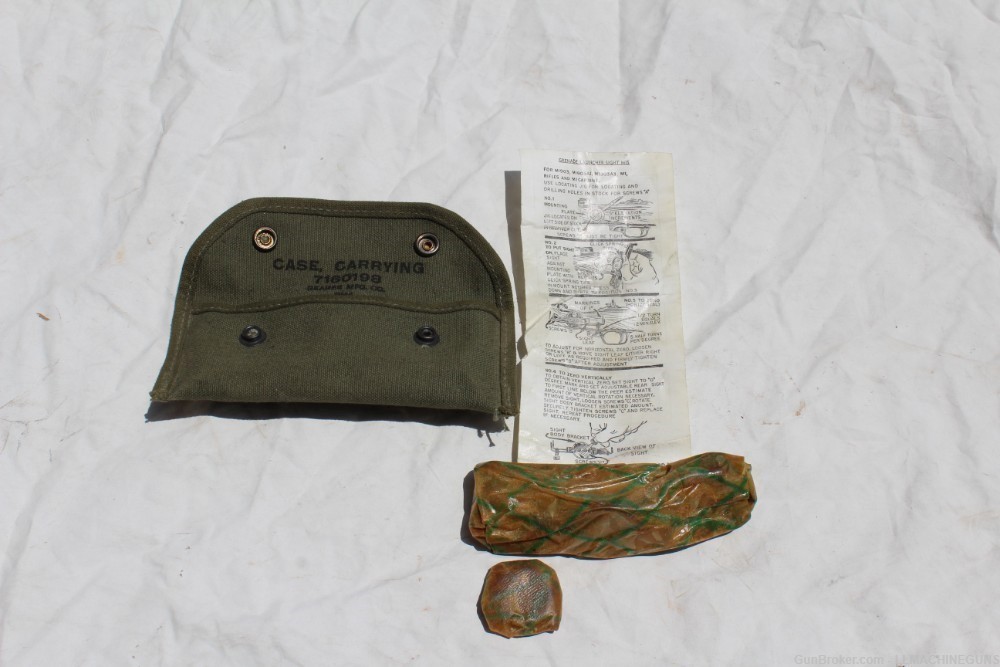 WWII M15 Grenade Sight New in Pouch for 1903, 03A3, and M1 Rifles Made 44-img-0