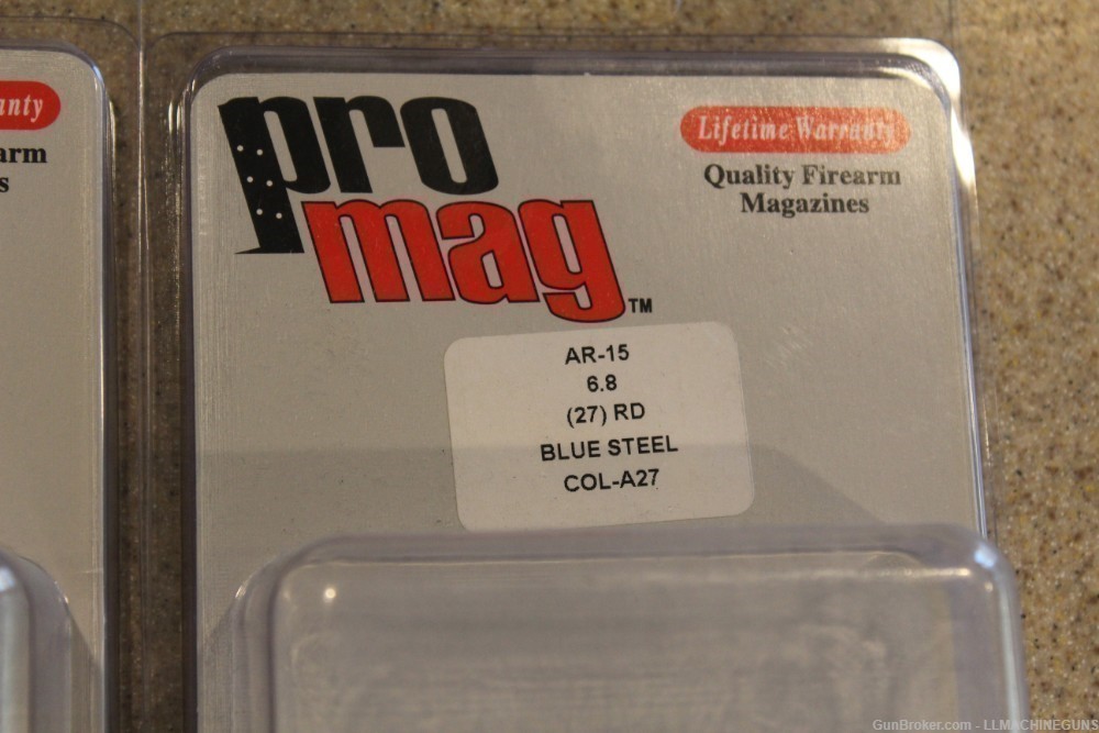 2 Pro Mag AR15 Caliber 6.8 Magazines 27 Rounds New in Package-img-2