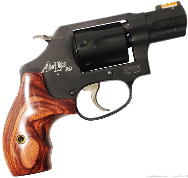 SMITH & WESSON 351PD AirLite PD .22 MRF 1.88" 7-SHOT SNUB-NOSE REVOLVER USA-img-1