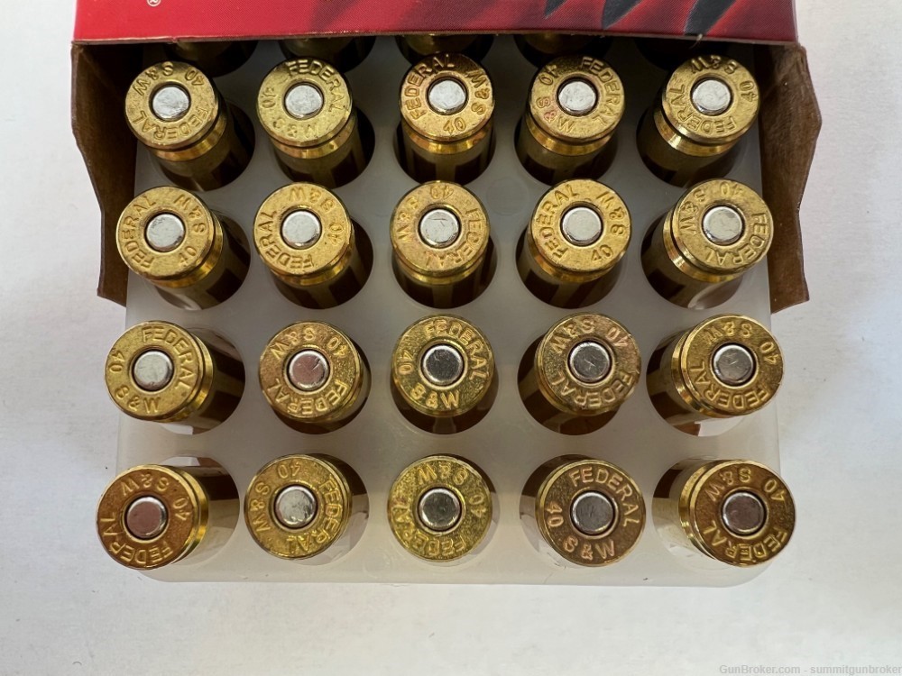 Federal Ammunition American Eagle 40 S&W Target 165 grain FMJ -1000 Rounds-img-1