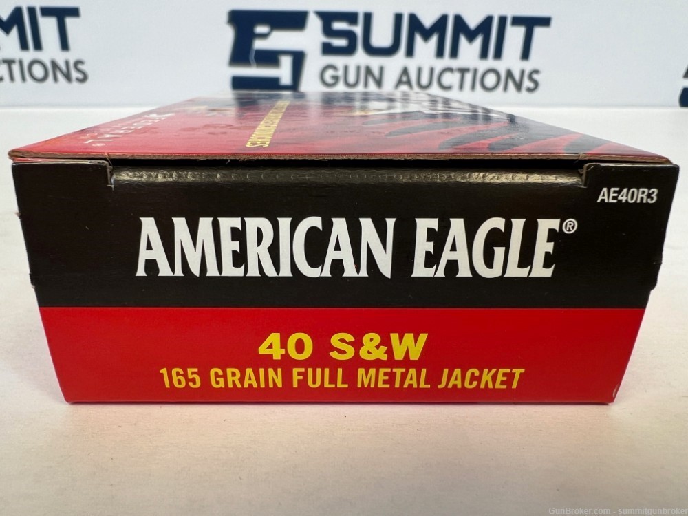 Federal Ammunition American Eagle 40 S&W Target 165 grain FMJ -1000 Rounds-img-3