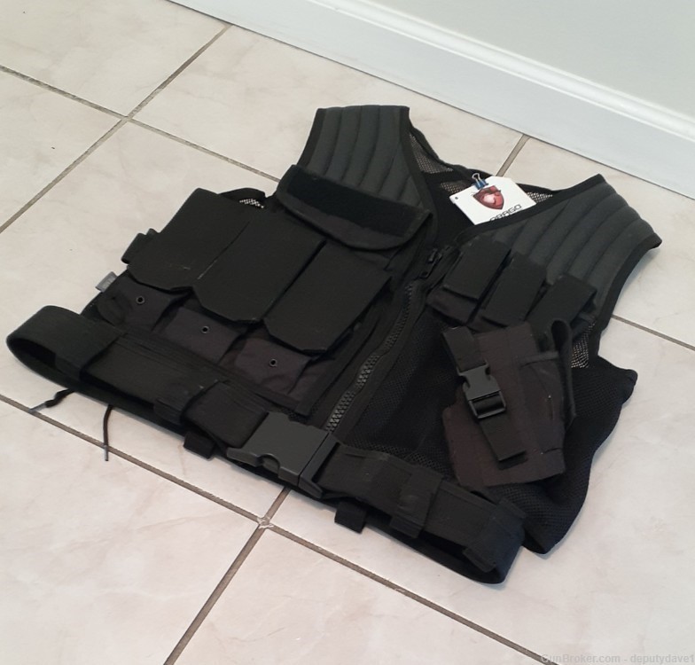 DRACO TACTICAL VEST - Outside Wear AR-15 Pistol Mag Pouches *FREE SHIPPING*-img-3