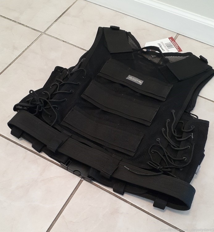 DRACO TACTICAL VEST - Outside Wear AR-15 Pistol Mag Pouches *FREE SHIPPING*-img-2