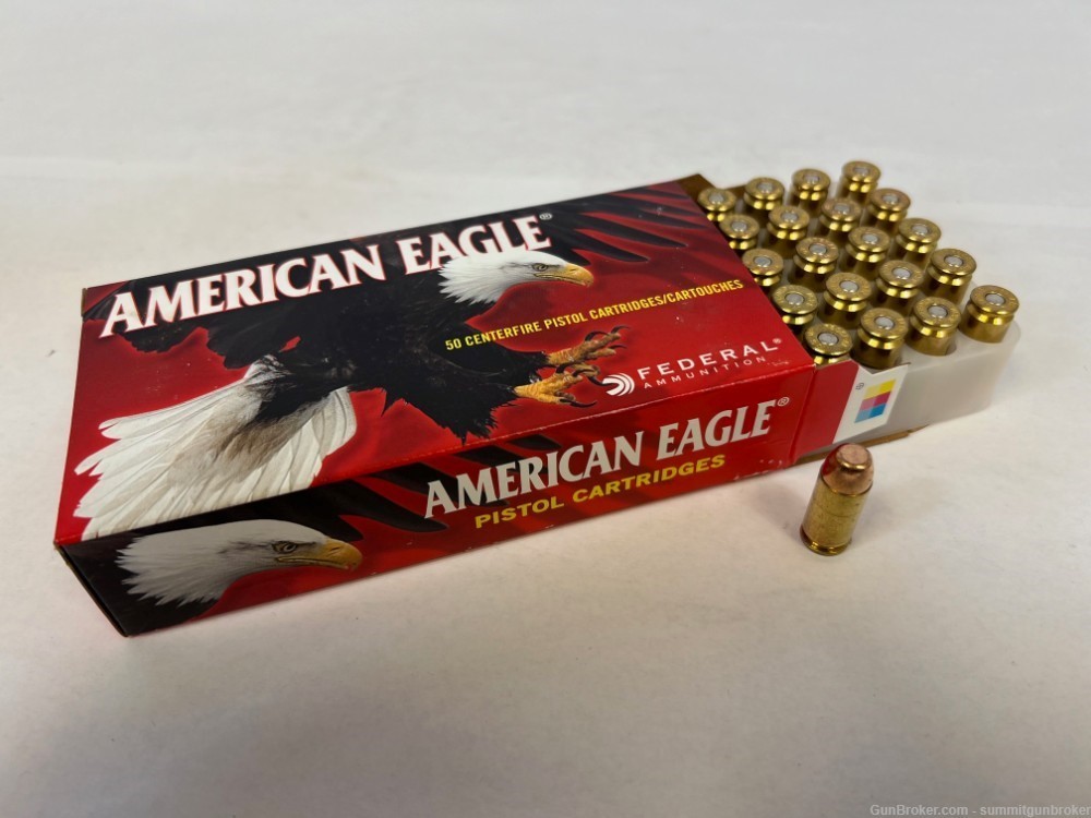 Federal Ammunition American Eagle 40 S&W Target 165 grain FMJ -1000 Rounds-img-0