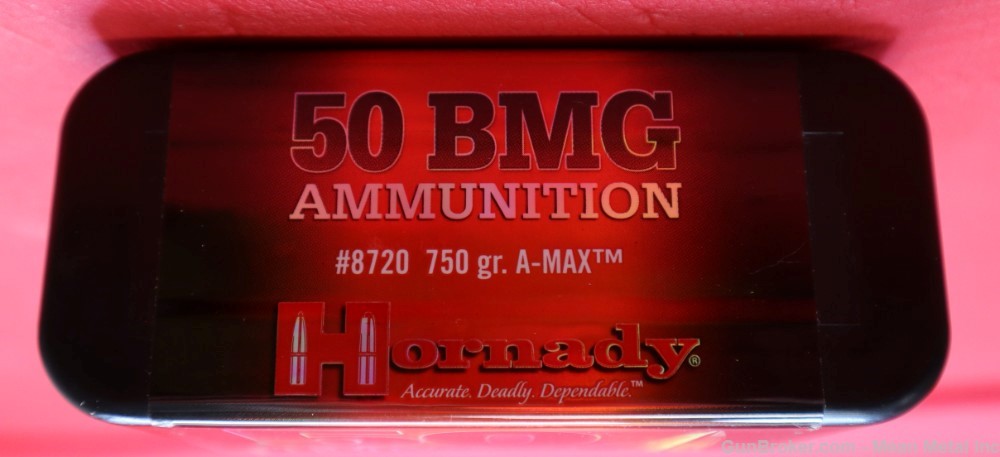 *AMMO* 50BMG Hornady/Winchester *AMMUNITION* 50 BMG 750gr A-Max NO RESERVE-img-8