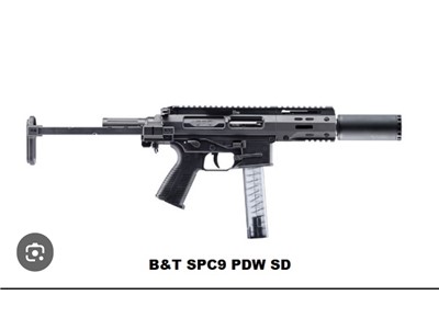 B & T SPC PDW SD 9MM (SALE TODAY From 2999.99 to 2549.99)