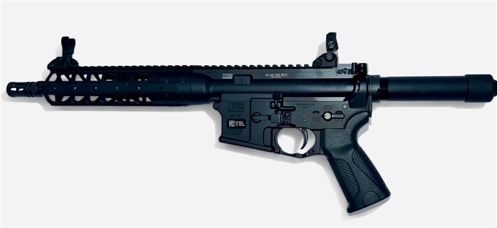 NIB - LWRC IC-A5 300 BLK 10.5" Black Pistol W Geissele SSA-E Trigger-img-6