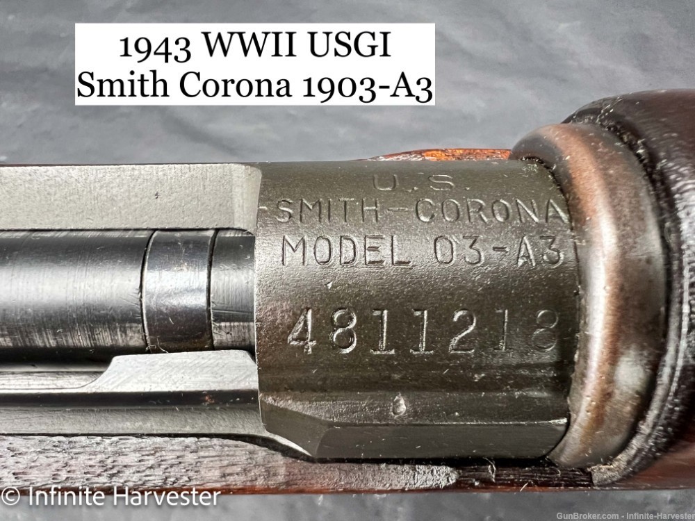 Smith Corona 1903A3 WW2 USGI 1903 A3 03A3 1903A3 M1903 A3 03 USGI 03A3 03-img-16