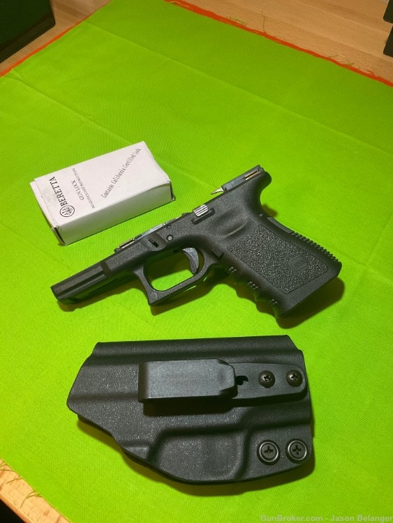 Glock 19 or 23 Gen 3 Complete Frame with holster -img-0