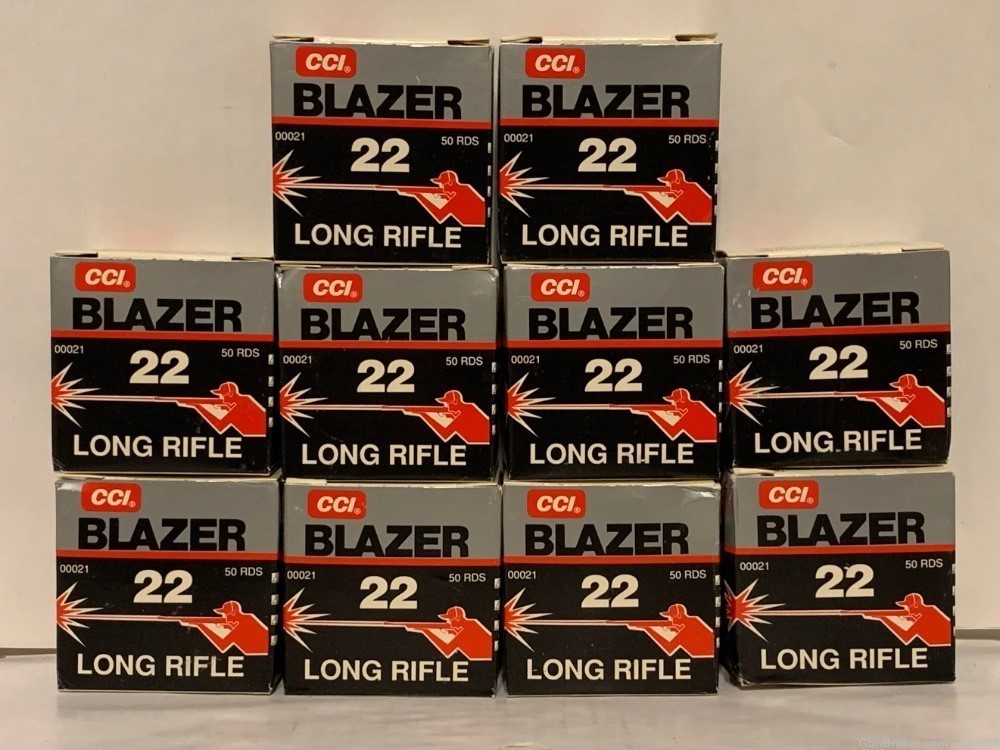 500 Rounds of CCI Blazer 22 Long Rifle -img-6