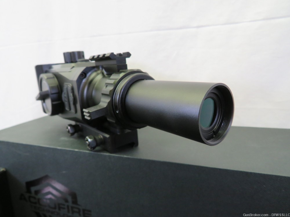 PENNY! ACCUFIRE NOCTIS V1 3.8-23X NIGHT VISION RIFLESCOPE W/ IR ILLUM, NIB!-img-4