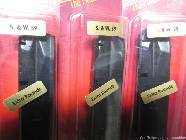 17RD GLOSSY BLUED S&W MODEL 59 9MM MAG MAGAZINE MA. LEGAL PRE-BAN-img-2