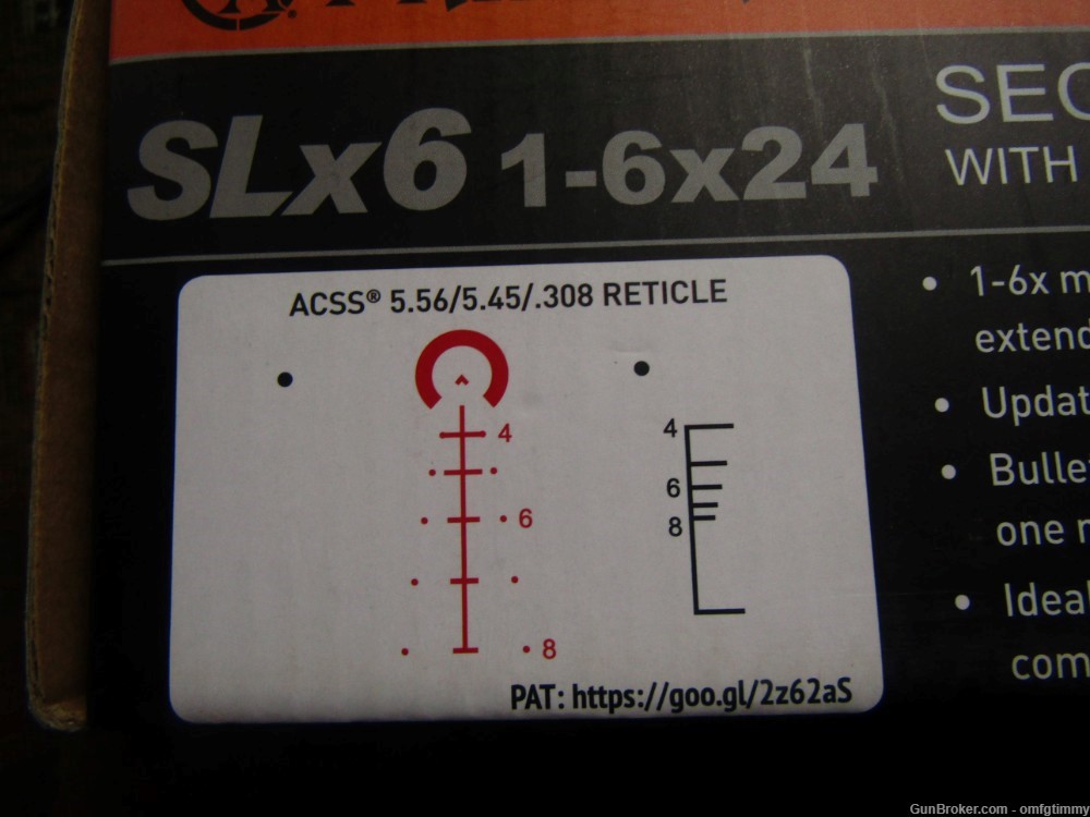 Primary Arms SLx 1-6x24 SFP Rifle Scope Gen III - Illuminated ACSS Reticle-img-8