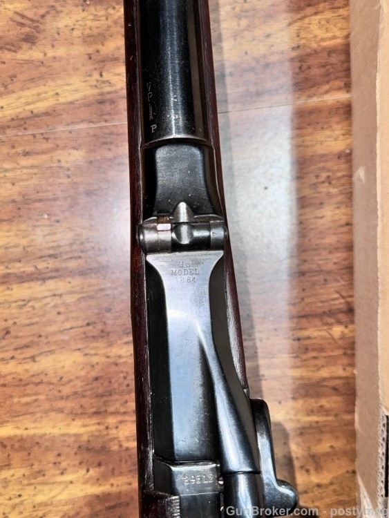 SPRINGFIELD 1884 carbine 45-70 govt EXC 45/70 upgd front sight NOFFL MINTY -img-11