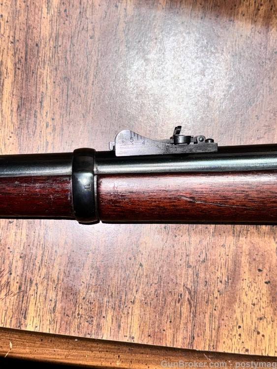 SPRINGFIELD 1884 carbine 45-70 govt EXC 45/70 upgd front sight NOFFL MINTY -img-10