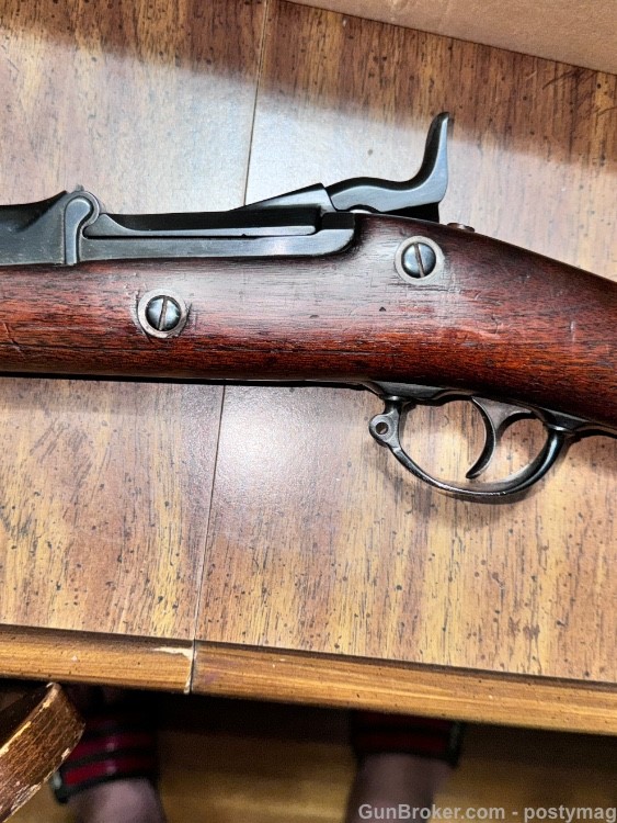 SPRINGFIELD 1884 carbine 45-70 govt EXC 45/70 upgd front sight NOFFL MINTY -img-7