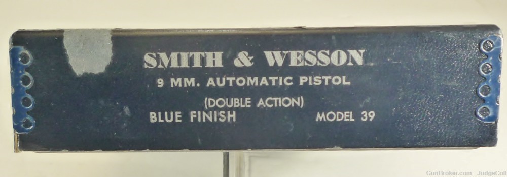Smith & Wesson Model 39 "No Dash" 9mm in ORIGINAL box, high condition-img-16