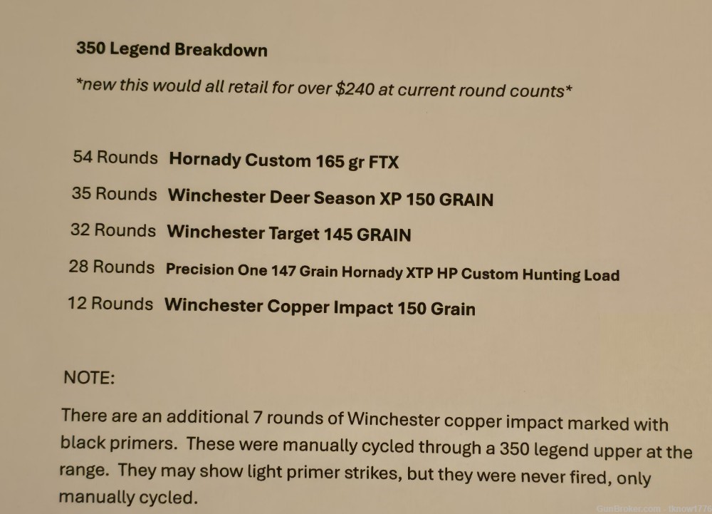 160+ Assorted 350 Legend Ammunition Variety Pack Winchester Deer Season XP-img-2