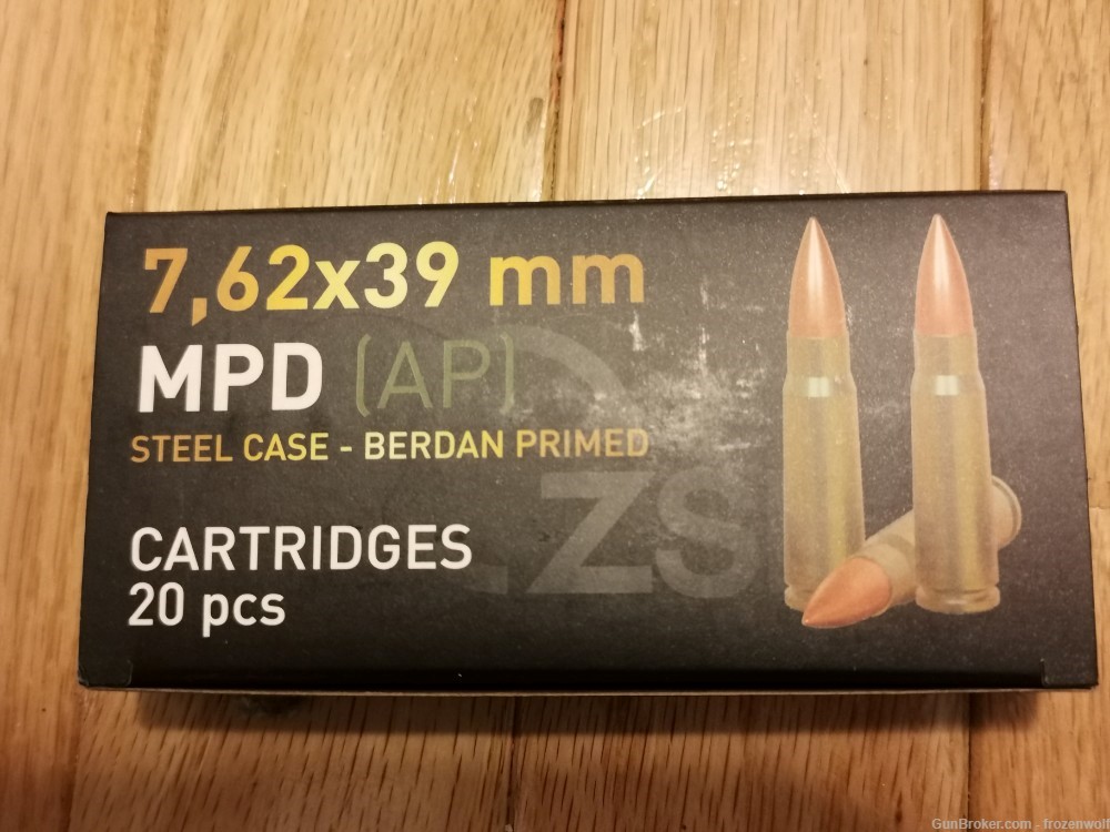 500 rounds of ZSR M43 7.62x39 AK/SKS Ammo-img-0