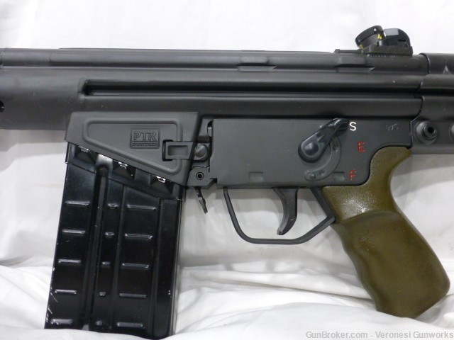 NIB PTR GI 100 308 Rifle 18" 20 rd Black/ OD Green Iron Sights PTR100-img-6