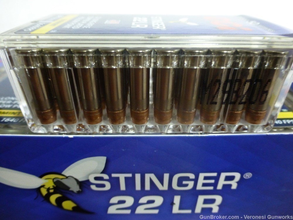 CCI STINGER 32gr 500rd Brick HYPER VELOCITY HP 10 50rd Boxes .22 LR BULK-img-2