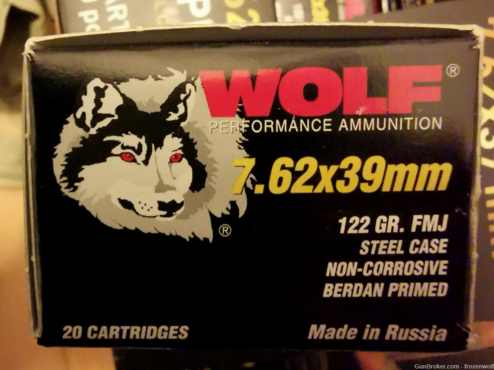 500 rounds of Wolf M43 7.62x39 AK/SKS Ammo-img-2