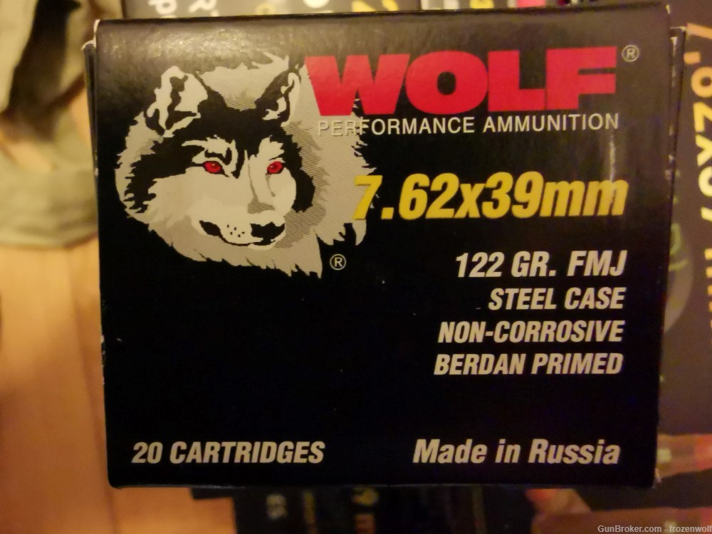 500 rounds of Wolf M43 7.62x39 AK/SKS Ammo-img-3