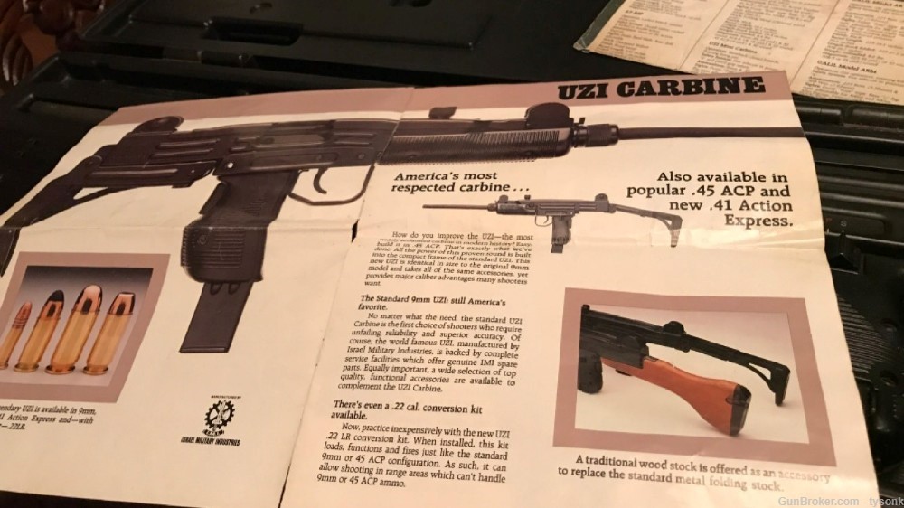 Rare Action Arms IMI UZI Mini Carbine 9mm semi rifle 20 25 32 rds pre ban-img-19