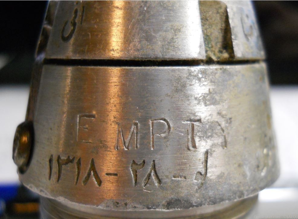 ARAB MORTAR FUZE FROM ISRAEL  EARLY FROM Col. Jarrett COLLECTION-img-5