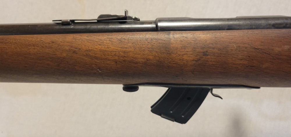 Classic Savage Model 4C .22S/L/LR rifle w/ 23" barrel exc cond -img-13
