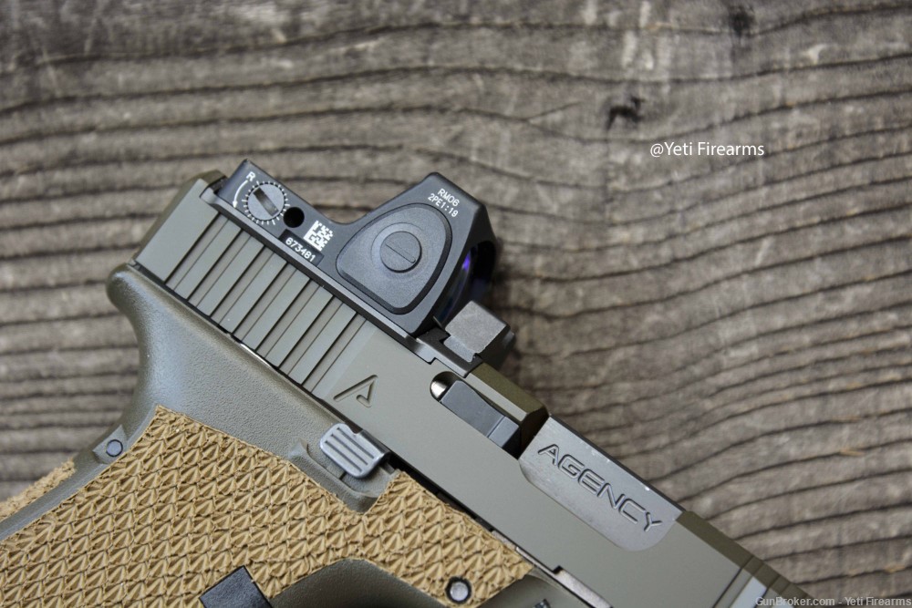 Agency Arms Sage Dynamics Glock 19x V1 2-Tone OD No CC Fee One Mag -img-9