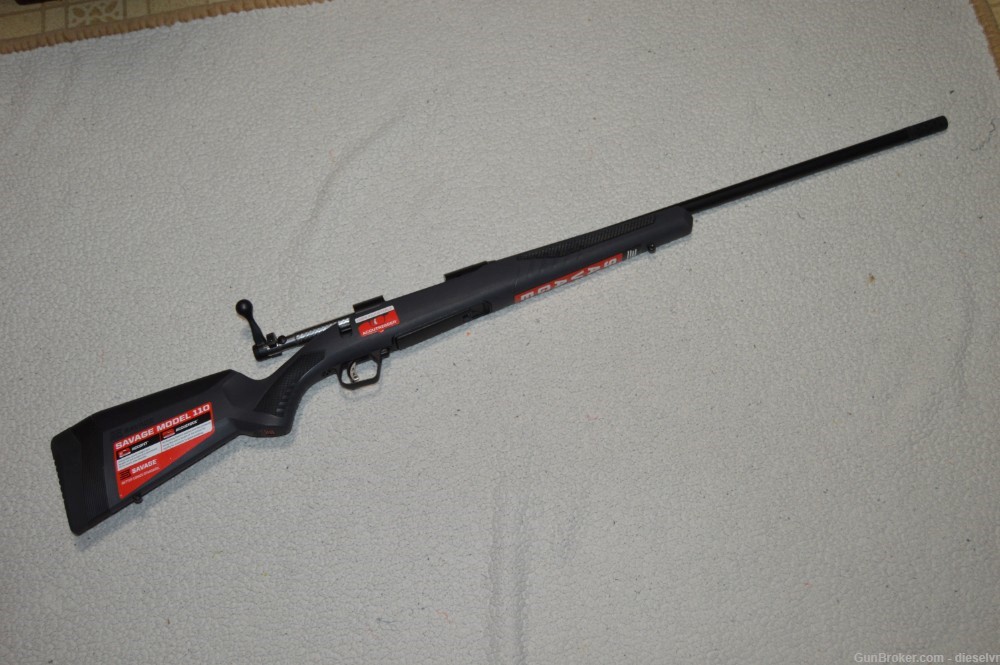 LNIB New Style Savage 110 Long Range Hunter 338 Federal 24/26" Accustock Tr-img-1
