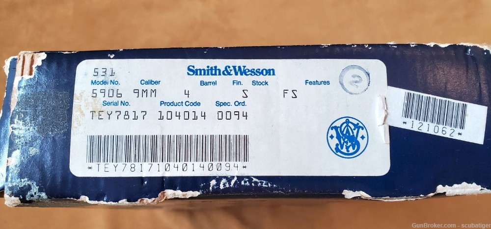 Smith & Wesson S&W Model 5906 9mm with box extra mag-img-11