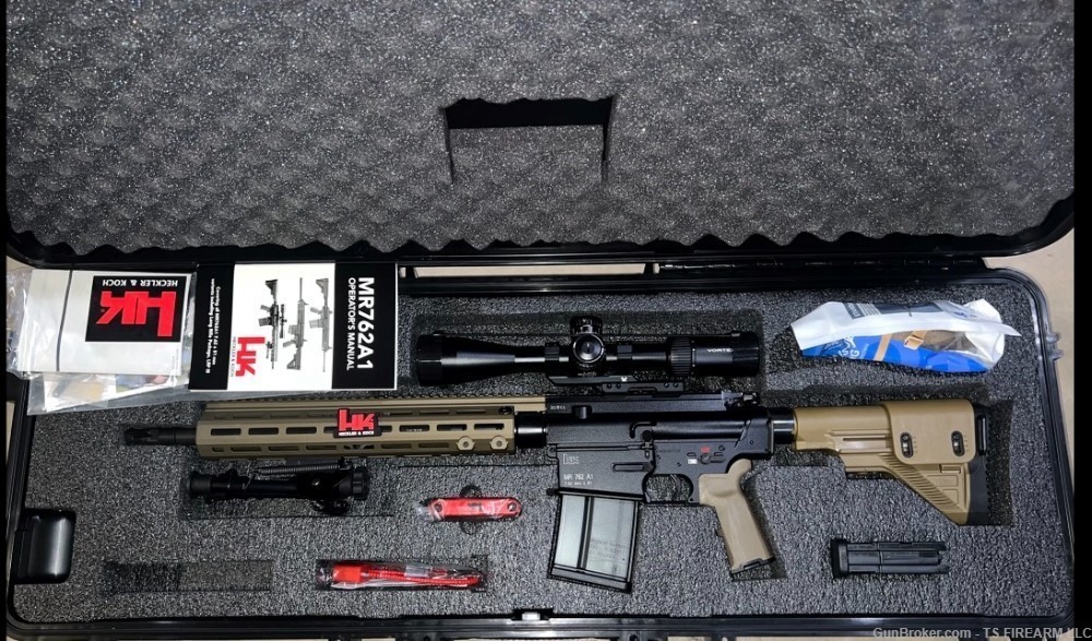 HK MR762 LONG RANGE PACKAGE III 7.62 NATO 16.5'' 10-RD/20-RD RIFLE-img-0