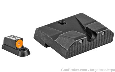 Trijicon HD Tritium Night Sights Fits CZ P10-10/10C, Orange Outline-img-1