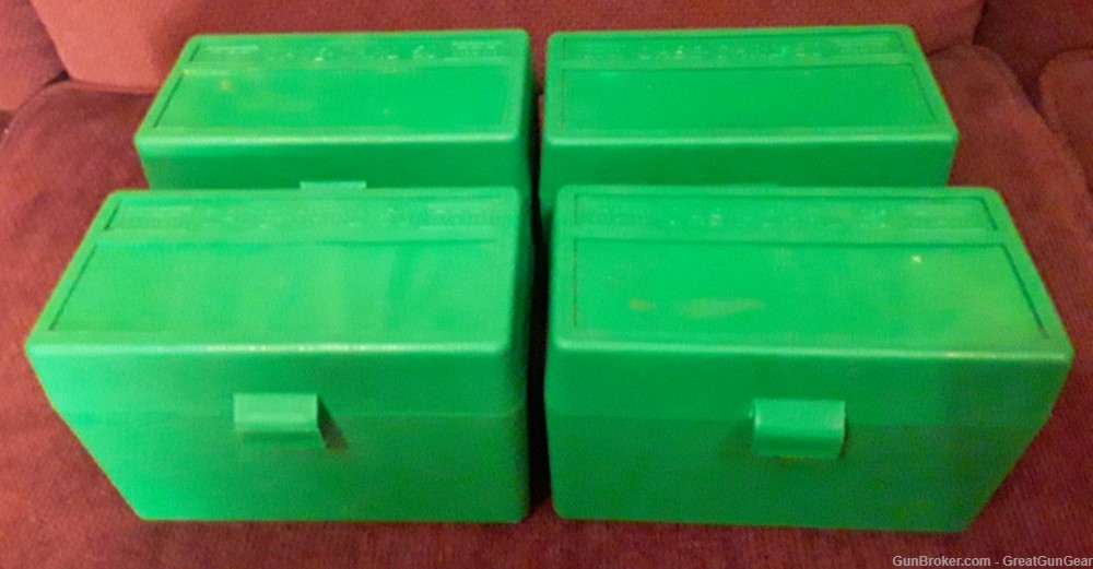 MTM Case-Gard 50 Round Flip-Top Rifle Ammo Boxes RL-50 Holds 25-06, 30-06-img-0