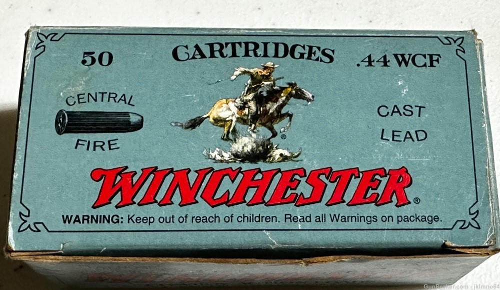 50 rounds of Winchester 44-40 Win 44 WCF 225gr lead ammo - cowboy action-img-0