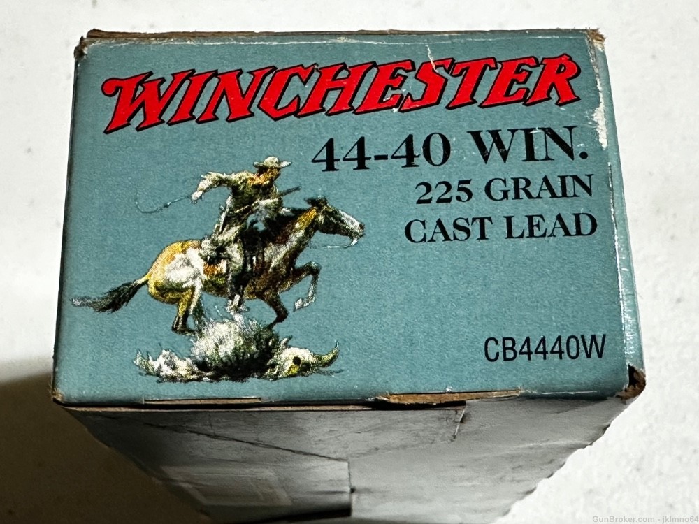 50 rounds of Winchester 44-40 Win 44 WCF 225gr lead ammo - cowboy action-img-2