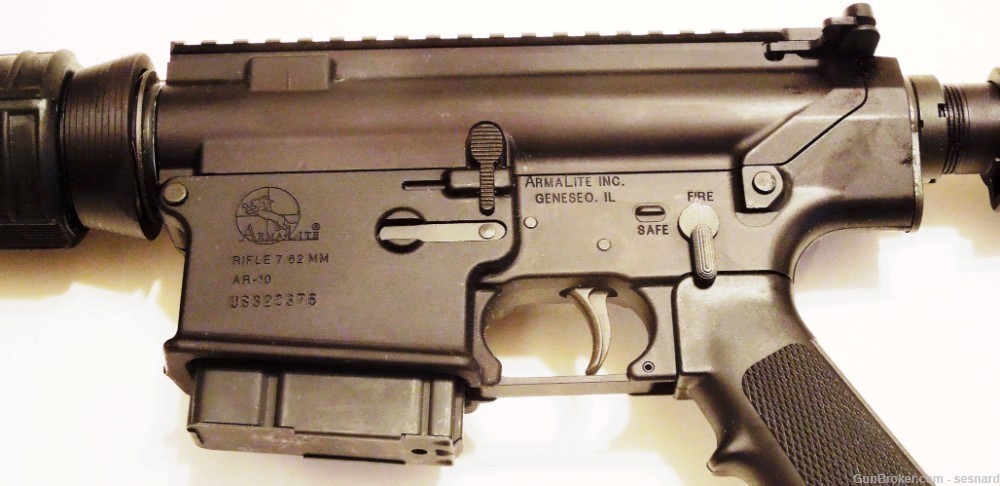 ArmaLite AR10A4CBF Carbine 16", 308, Black W/Forward Assist "B MODEL"-img-1