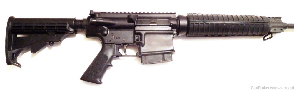 ArmaLite AR10A4CBF Carbine 16", 308, Black W/Forward Assist "B MODEL"-img-0