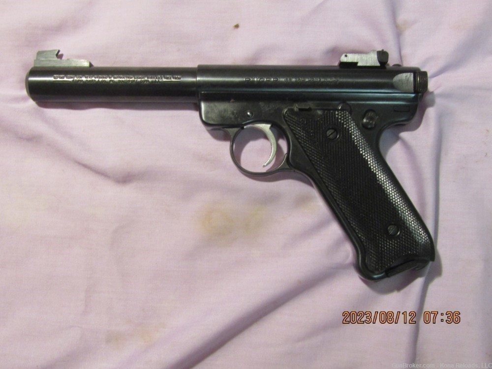 Ruger, MKII, target pistol, 5 1/2 inch barrel with case and two magazines-img-3